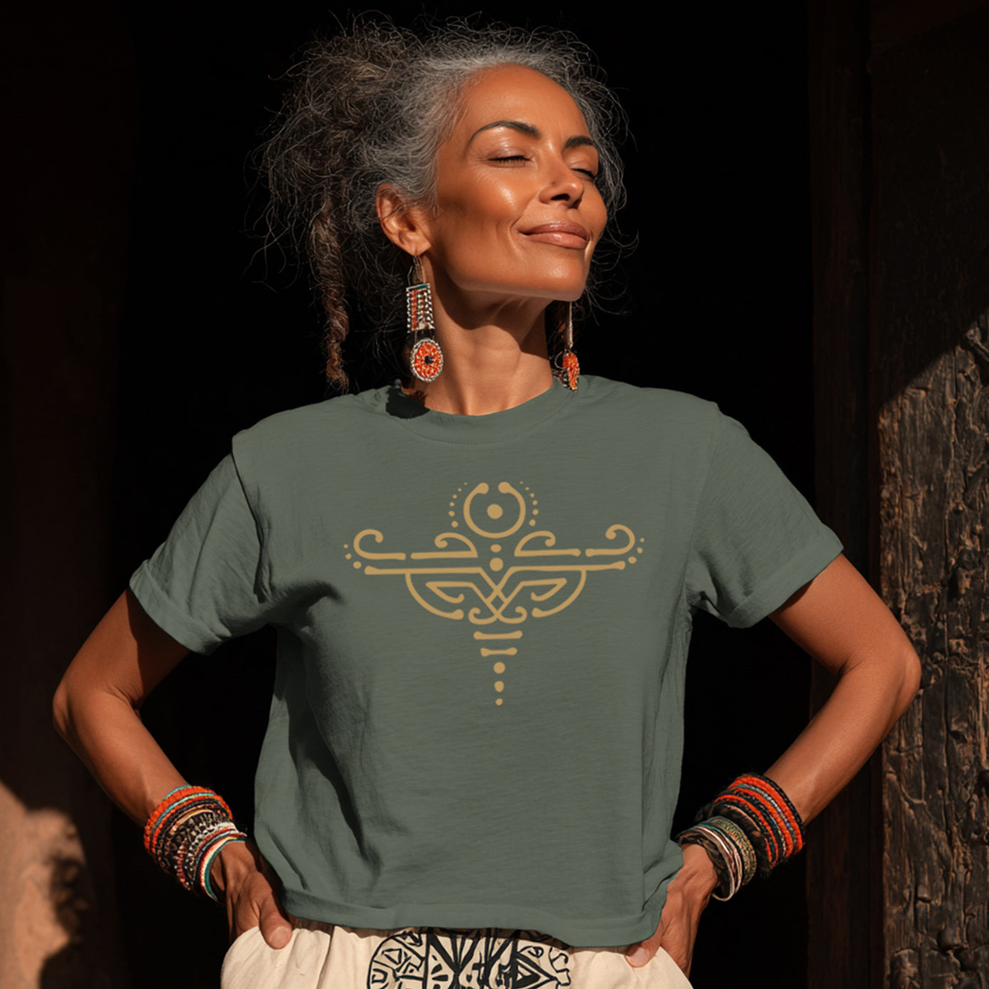 Be the Light: Mid-Waisted Tee