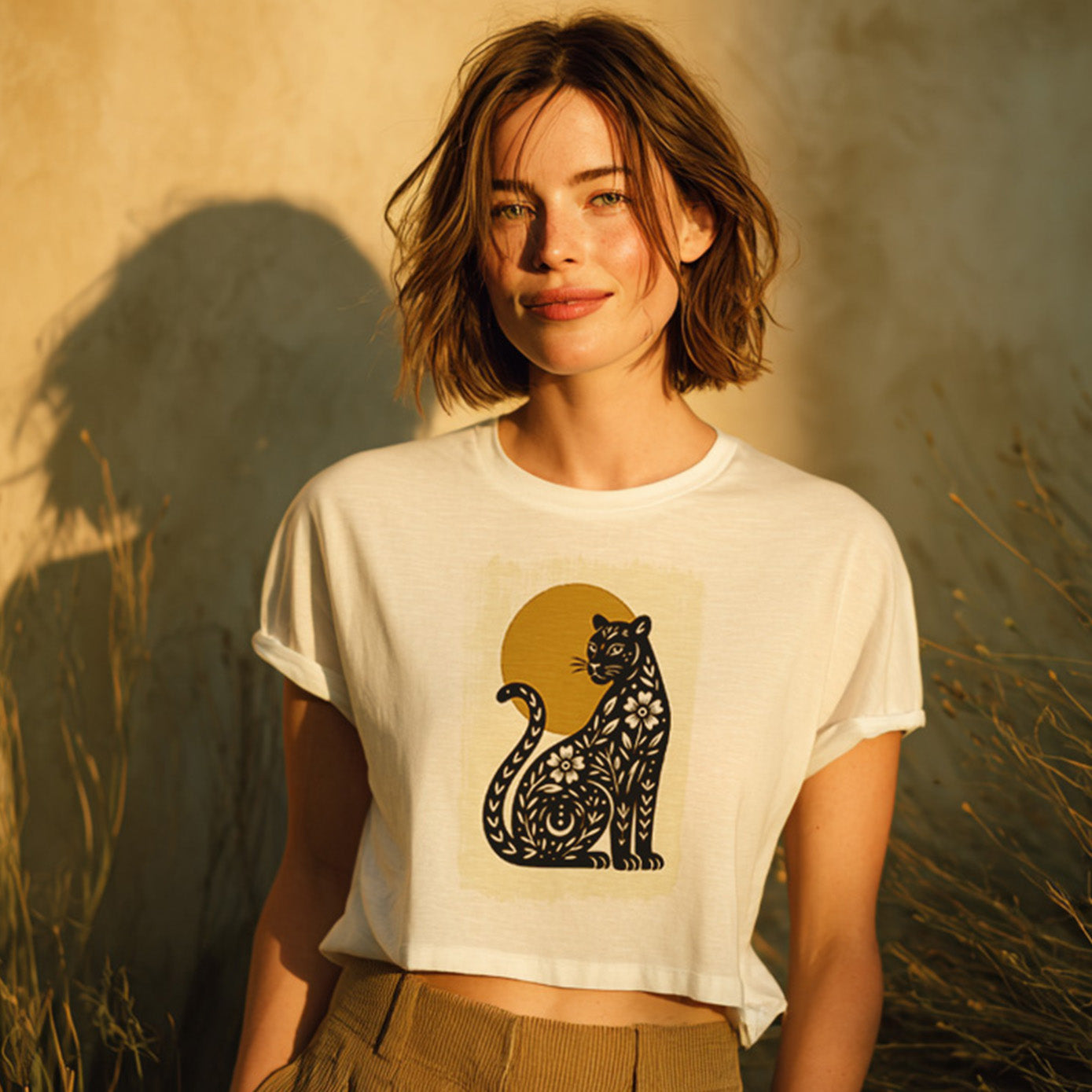 Shine Among Them: Cropped Tee